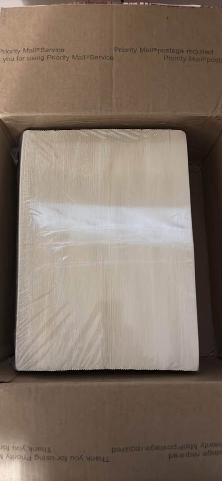 6000 4x6 fanfold direct thermal shipping labels perforated label